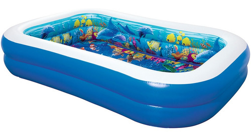 Piscina Inflable Rectangular Bestway 54177 3d Aventura Mar