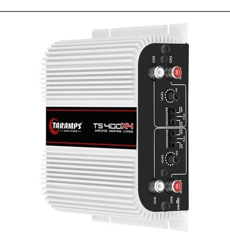 Imagem 5 de 5 de Modulo Taramps Ts400 Digital 4 Canais 400w Rms Rca + Cabo