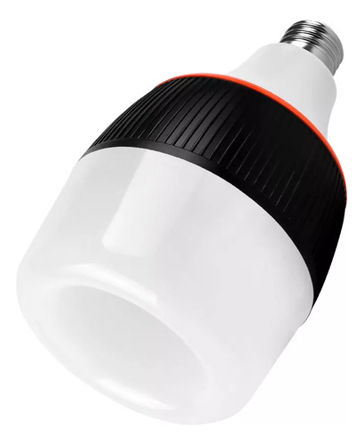 Foco Led Luz Emergencia Lámpara Autónoma 30w Luz Fría Color Blanca