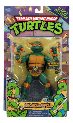 Tmnt Michaelangelo Tmnt Playmates Classic Retro 6 Pulgadas