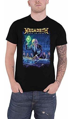 Camiseta Megadeth Rust In Peace 30th Anniversary Band Logo O