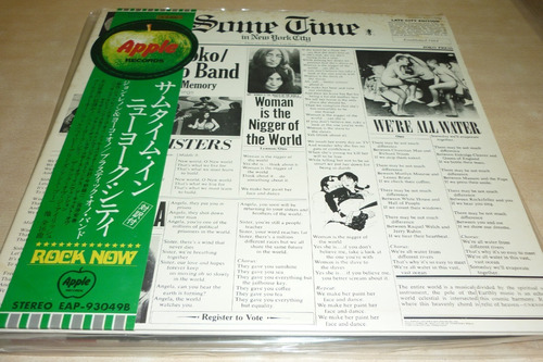 John Lennon Zappa Some Time In Nyc Vinilo Japon Nm Obi