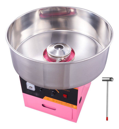 Máquina Eléctrica Para Hacer Algodón De Azúcar, 1000 W Color Rosa