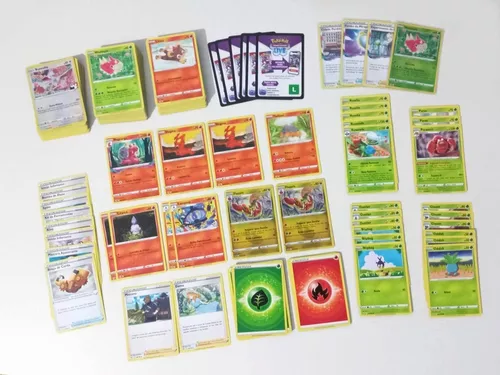 Pokémon Tcg Deck Origem Perdida Planta E Fogo Copag