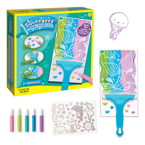 Creatividad Para Niños Squeegeez Magic Reveal Craft Kit: Sir