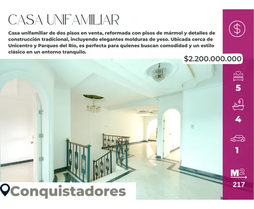 Excelente Casa En Conquistadores