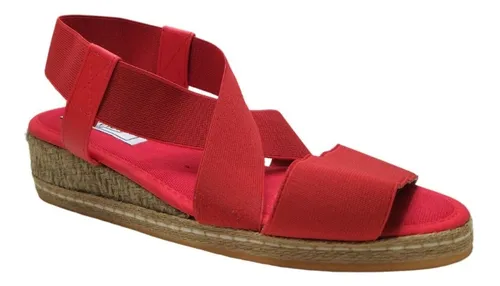 Sandalias De Mujer Elastizada Con Taco Chino A350 2