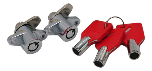 Chrome Saddlebag Lock And Key Kits For Touring