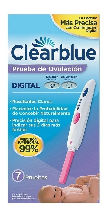 Clear Blue Prueba De Ovulación Digital 7 Pruebas