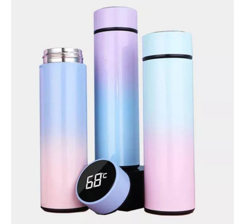 Botella térmica con pantalla de sensor para niños y niñas de 500 ml