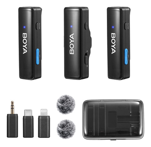 Micrófono Lavalier Inalámbrico Boya Boyalink Para iPhone Y A