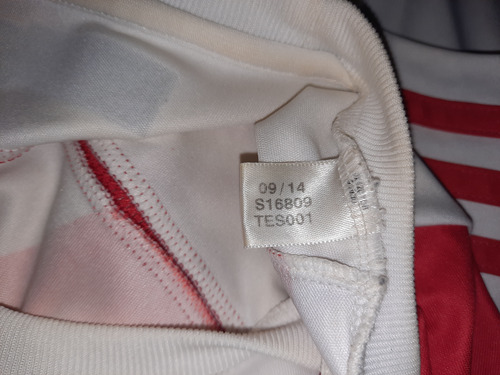 Camiseta Titular River Plate 2014/2015 Talle 16/s (Usado)