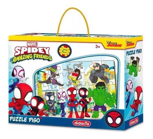 Puzzle Piso Spidey 35 Piezas - Juego De Mesa Mundo Magico