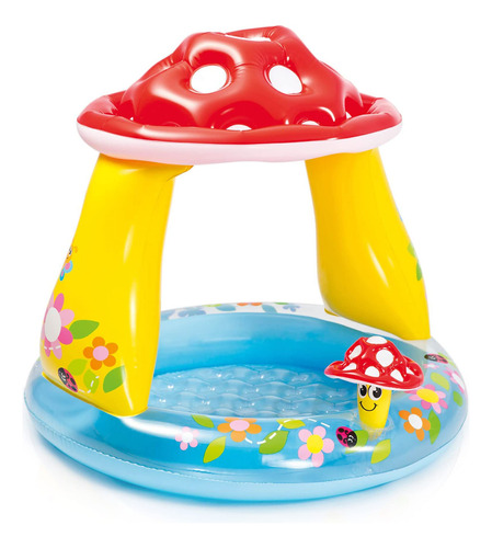 Piscina Para Bebés Intex Mushroom, De 40 35 pulgadas, .