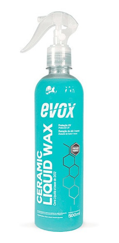 Cera Liquida Sio2 Ceramic Liquid Wax 500ml - Evox