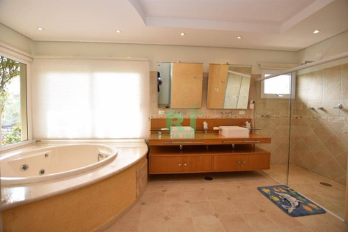 Imagem 26 de 30 de Casa Na Praia, Condomínio Fechado, Alto Padrão, 6 Suítes, Piscina, Churrasqueira, 4 Vagas, Acapulco, Guarujá. - Ca0283