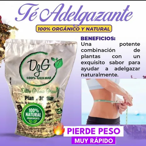Té Rojo En Hebras Elimina Grasa + Te Plan 30 Dias Adelgaza