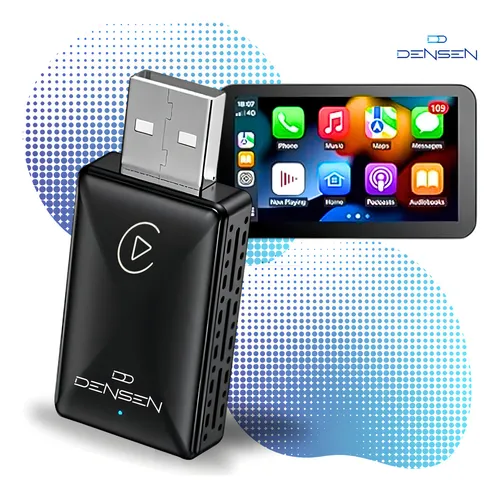 D Densen Carplay Adaptador Sem Fio Car Play Android Auto 2 Em 1 Usb Car Play Wireless Automático7