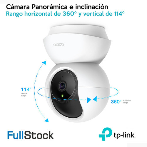 Cámara Wifi Giratoria 2mp Con Audio Tapo C200 Tp-link Color Blanco