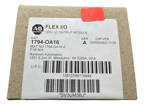 Allen Bradley Modulo De Salidas De 120vac Flex I/o 1794-oa16