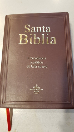 Biblia Rvr1960 Concordancia Letra Gigante Color Vino