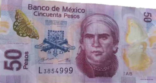 Billete Serie Dice Al Revés Azabel = Ángel Guerrero 999 Dios