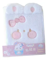 Comprar Carpeta De Peluche Kawaii Conejito Perrito + Stickers