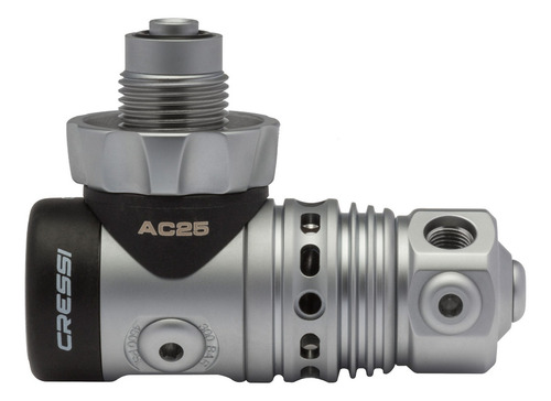 Regulador Cressi Ac25m Master Cromo Proceso Din Para Buceo Color Negro