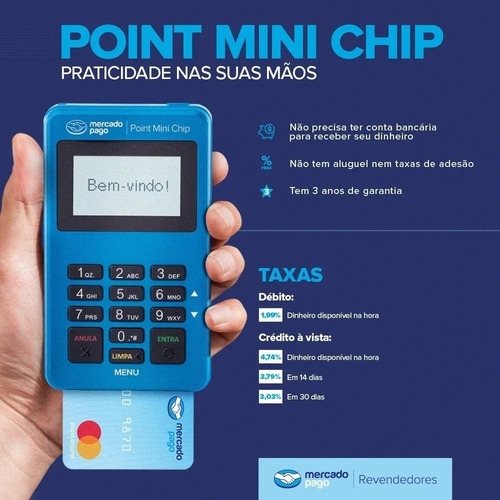 Compre A Point Mini Chip E Ganhe Uma Point Mini De Brinde.