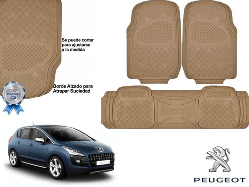 Tapetes Uso Rudo Beige Rd Peugeot 3008 2008 A 2013