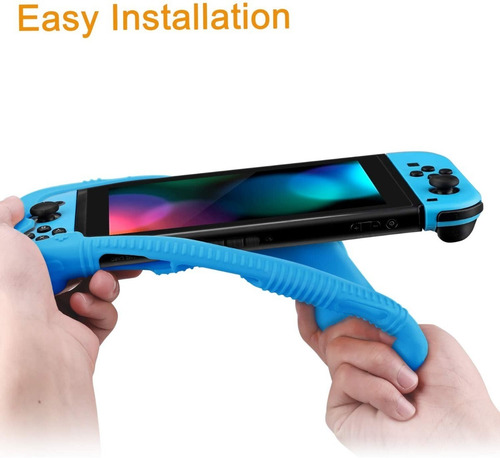 Imagen 4 de 10 de Forro Protector De Goma Para Nintendo Switch
