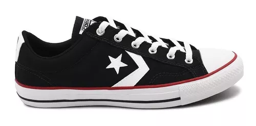 Tênis All Star Converse Star Player CO01360003 Masculino - Preto e Vermelho  e Branco - 37