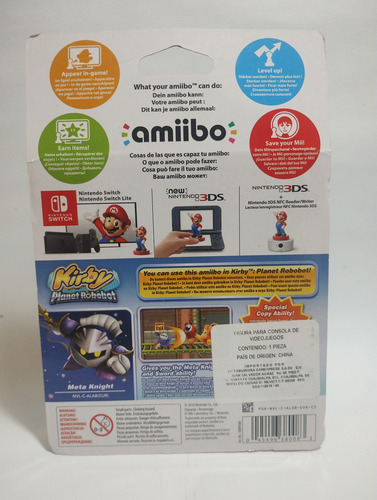 Amiibo Meta Knight.figura Interactiva Nintendo