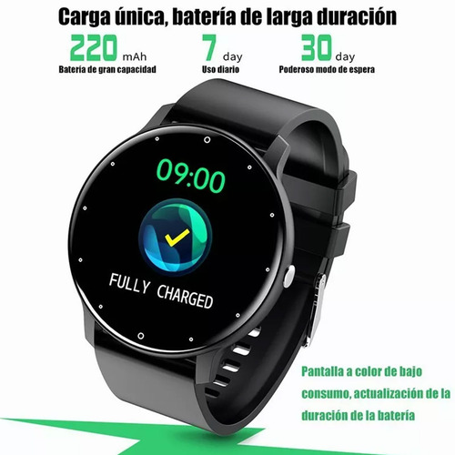Smartwatch Dongwei Zl02 C Pro 14mm Pantalla Tft Negra