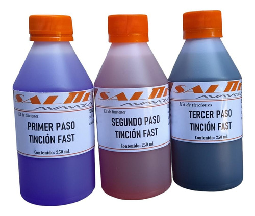 Kit Tinción Fast Tipo T15 Para Microscopia 250 Ml - Salttech