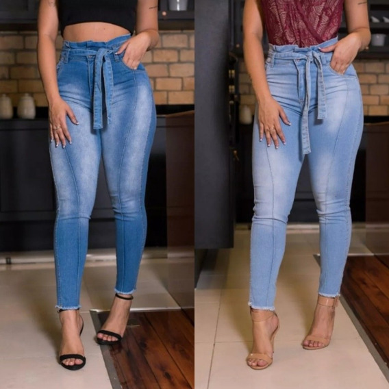 calça jeans feminina cintura alta 2019