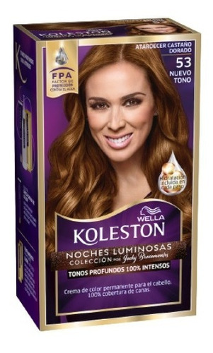 Wella Koleston Coloración en crema 53 atardecer castaño dorado