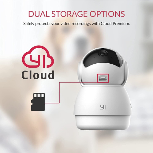 Imagen 7 de 9 de Cámara Monitor Para Bebé Wifi Dome Nocturna Altavoz Yi 1080p