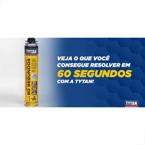 Kit Espuma Adesiva 60 Segundos Com Aplic30 E Limpador
