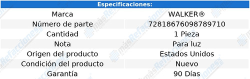Sensor Temp Refrigerante K10 Suburban L6 4.1l 1968 Walker