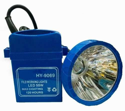 Imagen 4 de 5 de Foco Led Caza 55w Linterna Minera 3 En 1 Potente Hy-9069