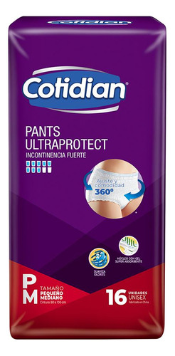 Cotidian Pants Ultraprotect M X16 Uds