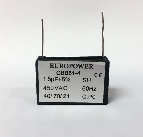 Imagen 2 de 3 de Capacitores De Marcha Para Aires 2 Pelos De 1.5 Uf