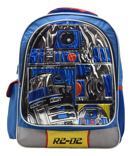 Mochila Star Wars R2 D2 Estampado Relieve Multicolor  Primaria 113816 Ruz