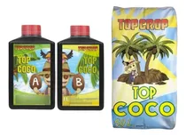 Comprar Sustrato Fibra De Coco 50 Lts + Top Coco A + Top Coco B 1 Lt