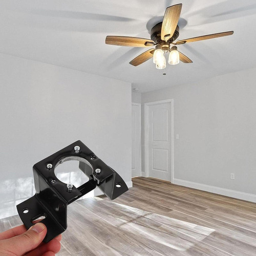 Kit De Suporte De Montagem Para Ventilador De Teto Com Base