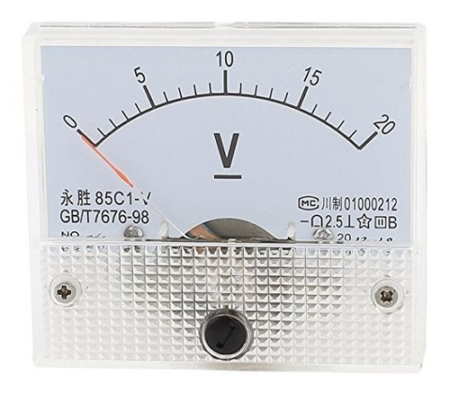 85c1-v Gauge Panel Dc Voltaje Volt Analog Meter Voltímetro 0