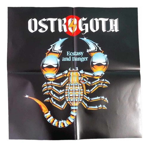 Ostrogoth - Ecstasy And Danger Poster Nuevo!!