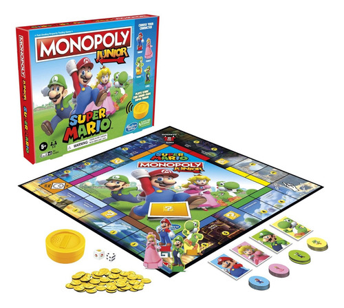 Juego De Mesa Hasbro Monopoly Junior Edición Super Mario
