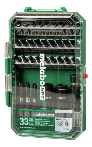 Kit De 33 Puntas De Destornillador De Impacto - Metabo Hpt